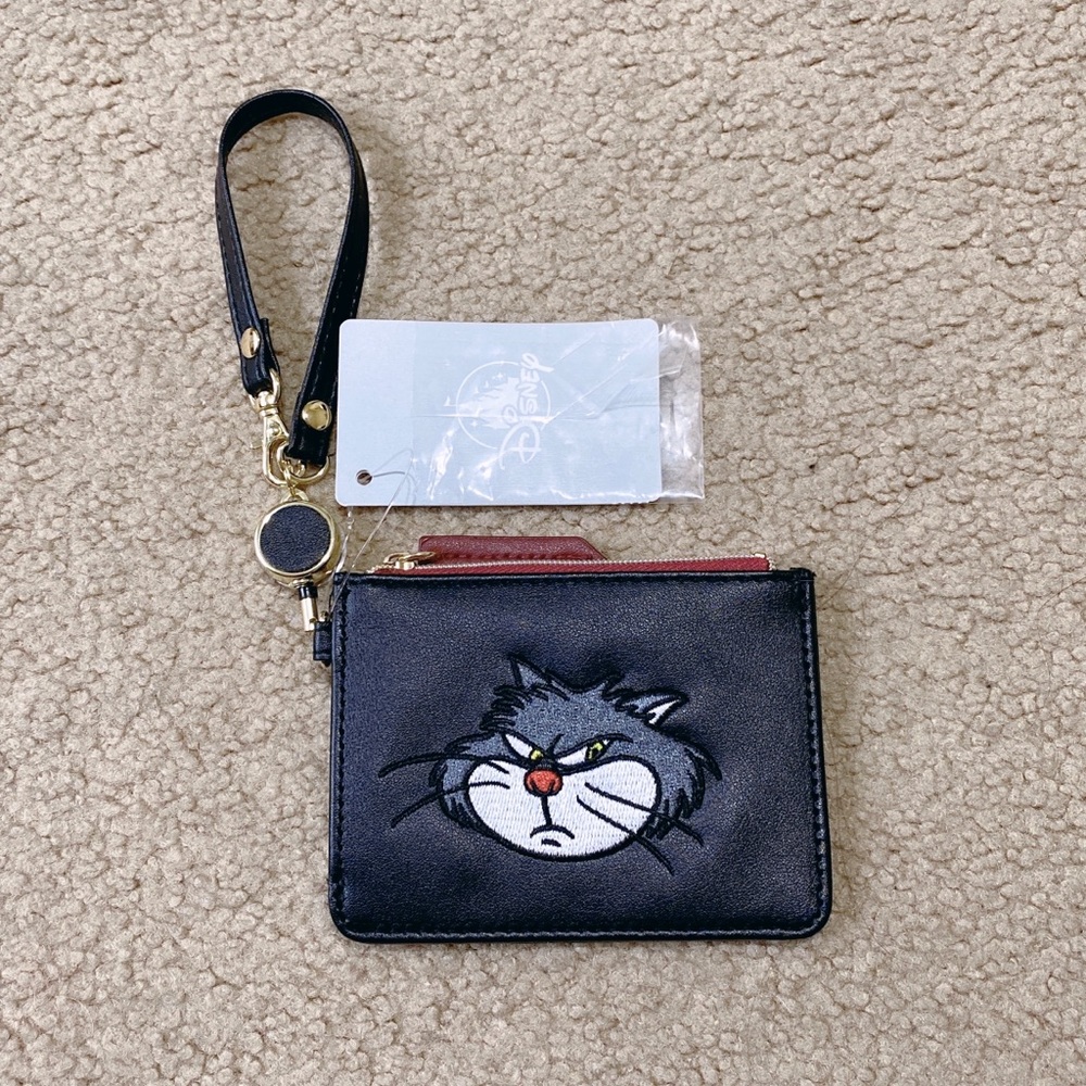 Tokyo Disney Resort Cinderella Lucifer Embroidery Card Holder